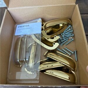 Gold Cabinet Handles with Screws